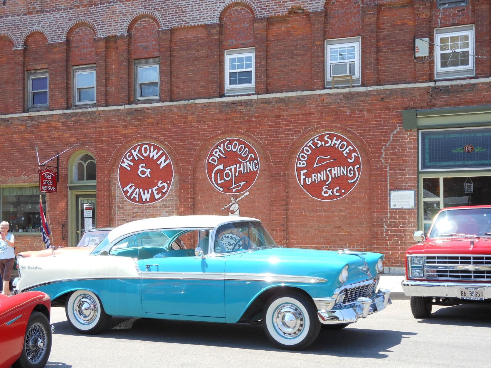 Aqua '56 Chevy Belair