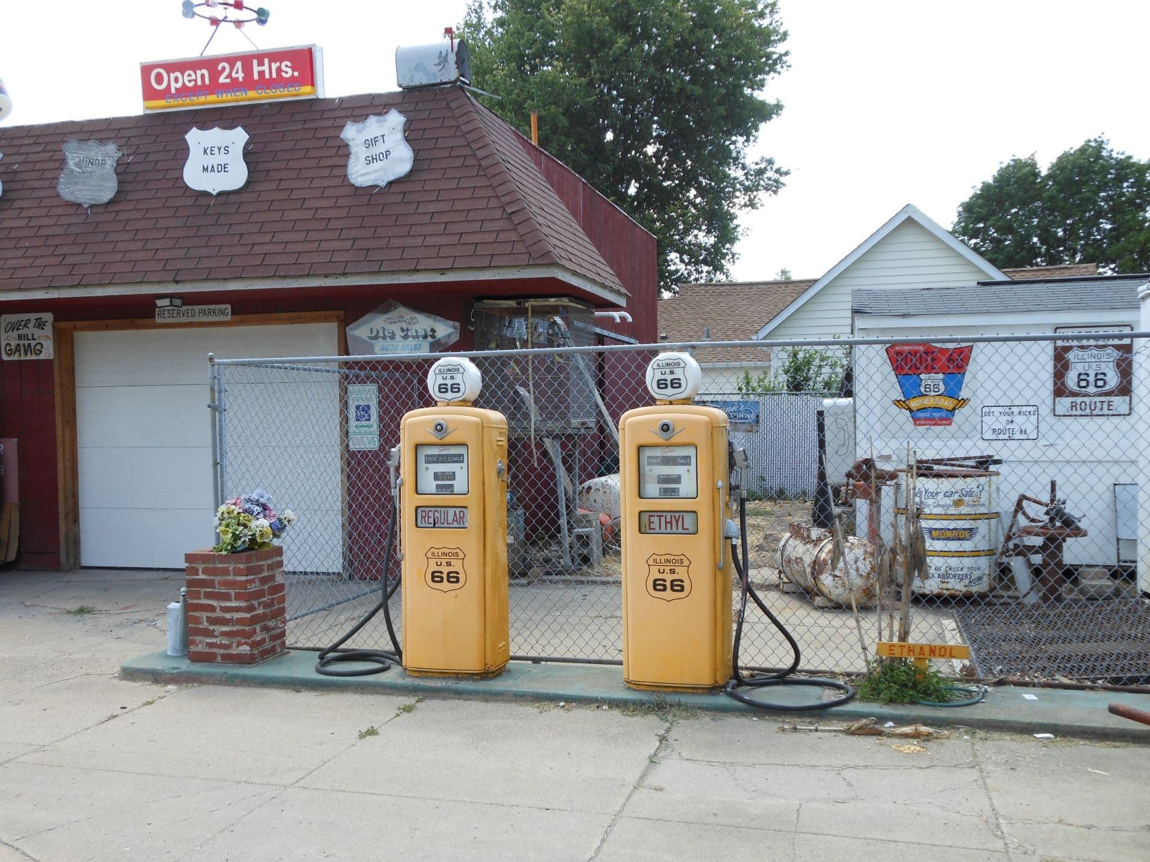 The Old Station - Old gas pumps