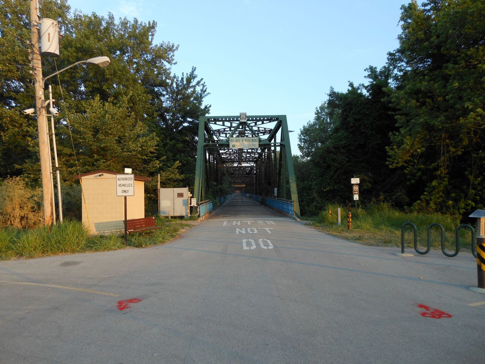 Chain of Rocks Bridge - East Entrance