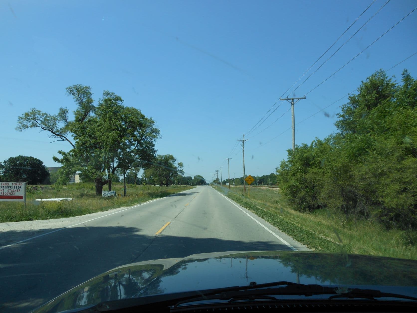 Abandoned Route 66 road near Dwight, IL