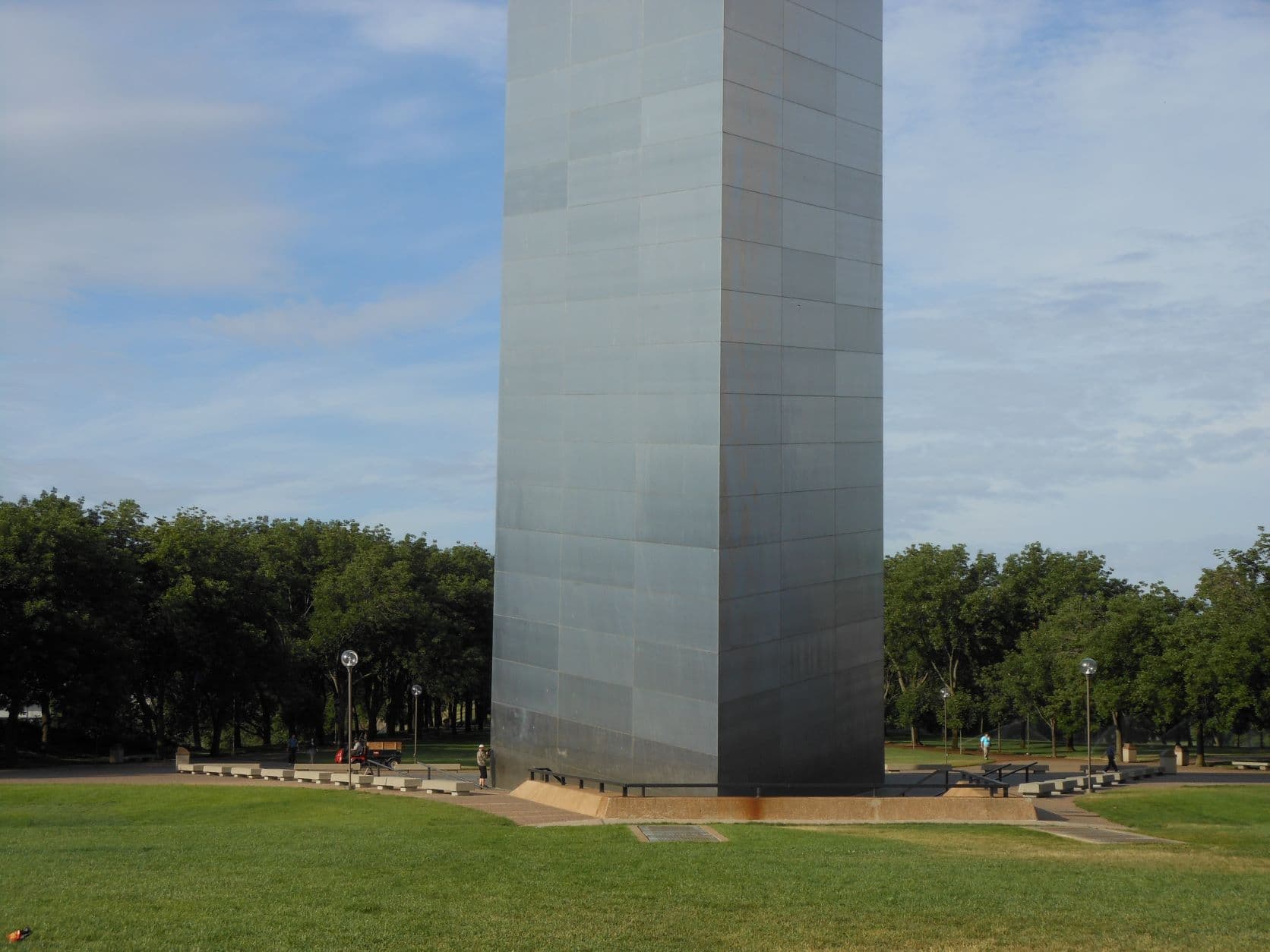 St. Louis - The base of the Gateway Arch