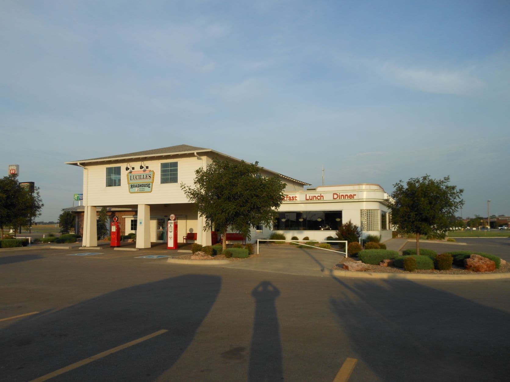 Weatherford, OK - Lucille's Roadhouse - Take a picture and then walk in for breakfast.