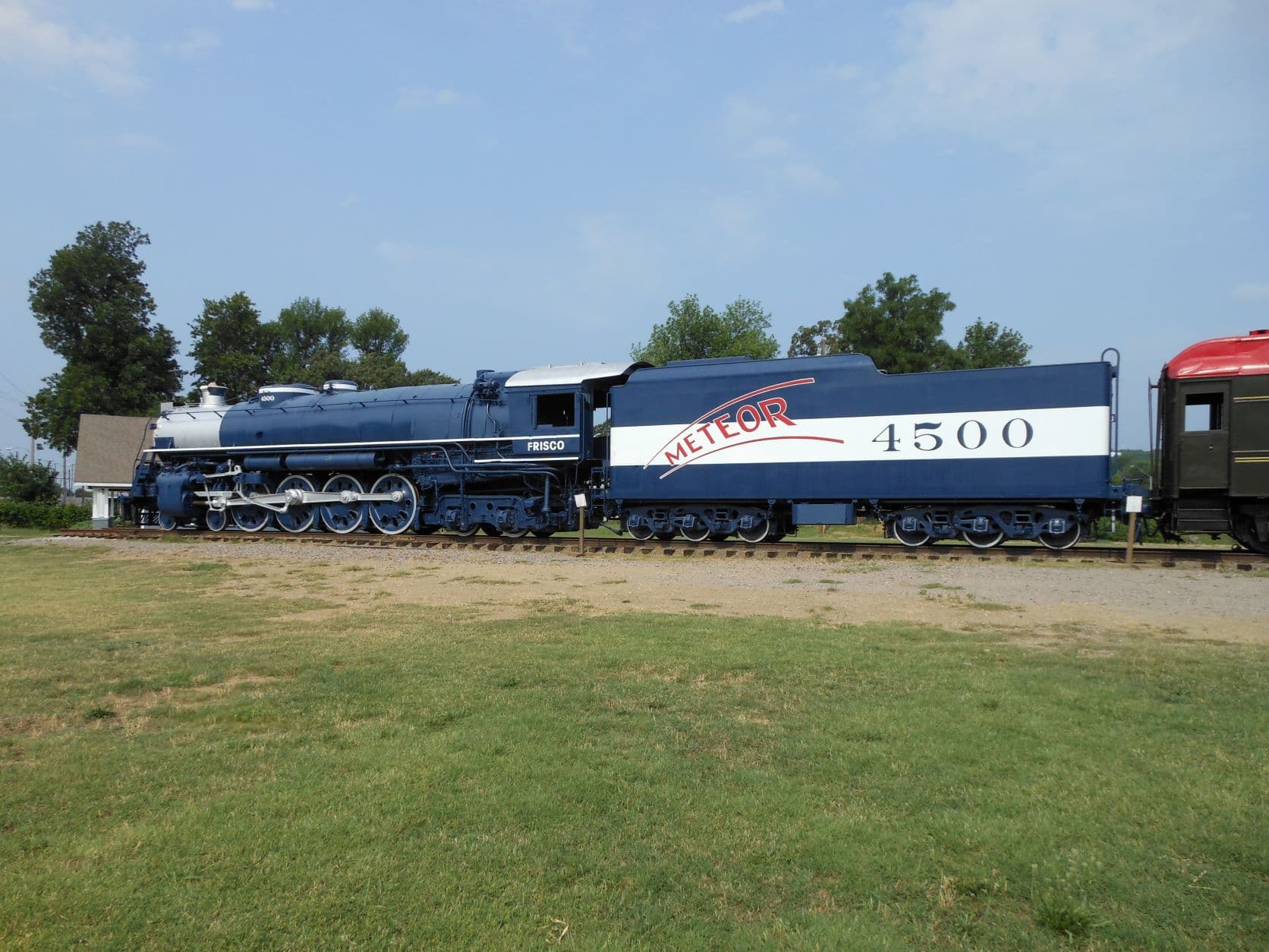 Sapulpa, OK - Frisco 4500 Meteor Steam Engine