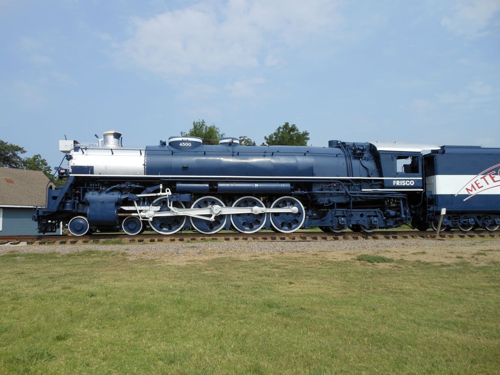 Sapulpa, OK - Frisco 4500 Meteor Steam Engine