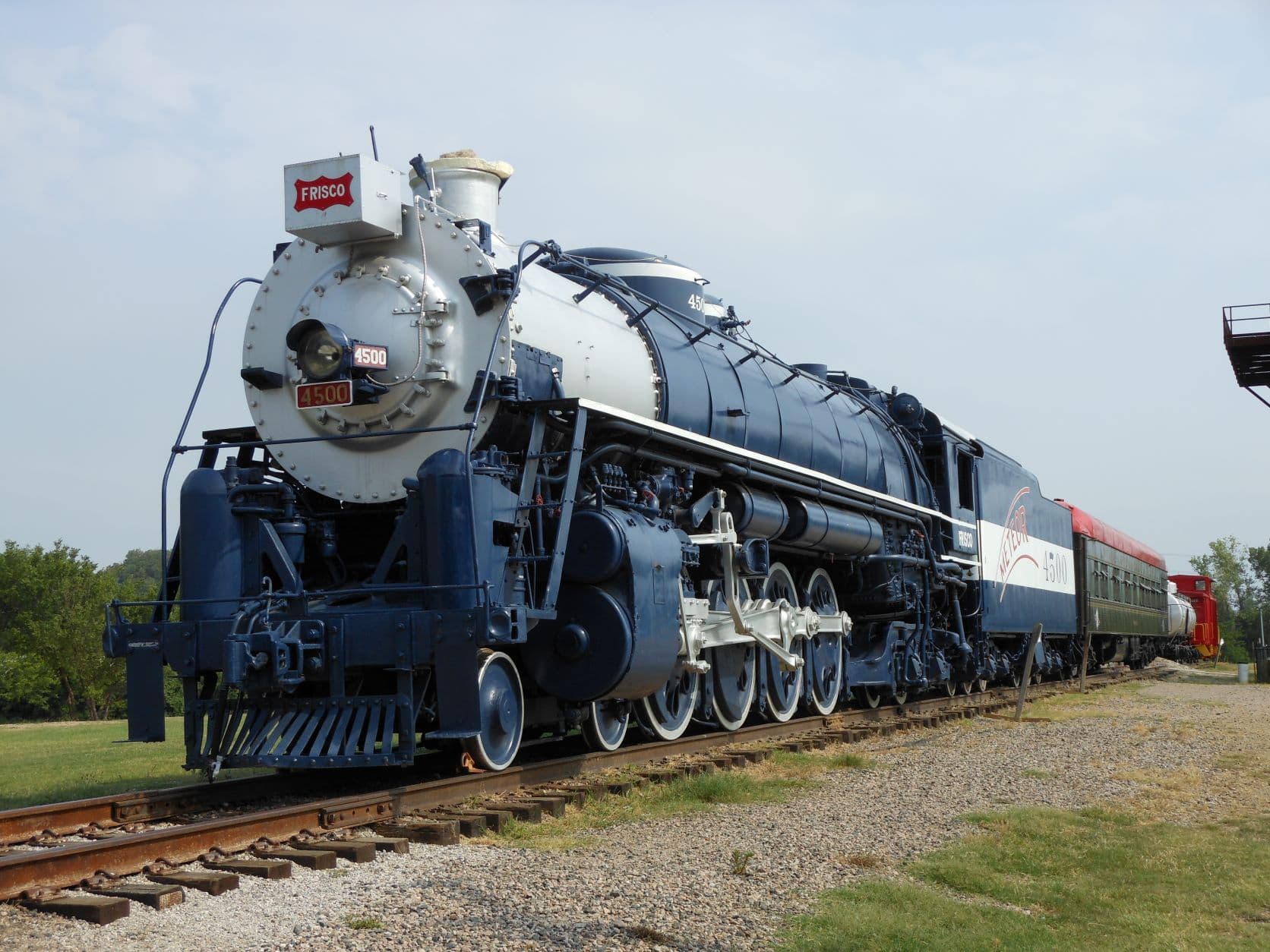 Sapulpa, OK - Frisco 4500 Meteor Steam Engine
