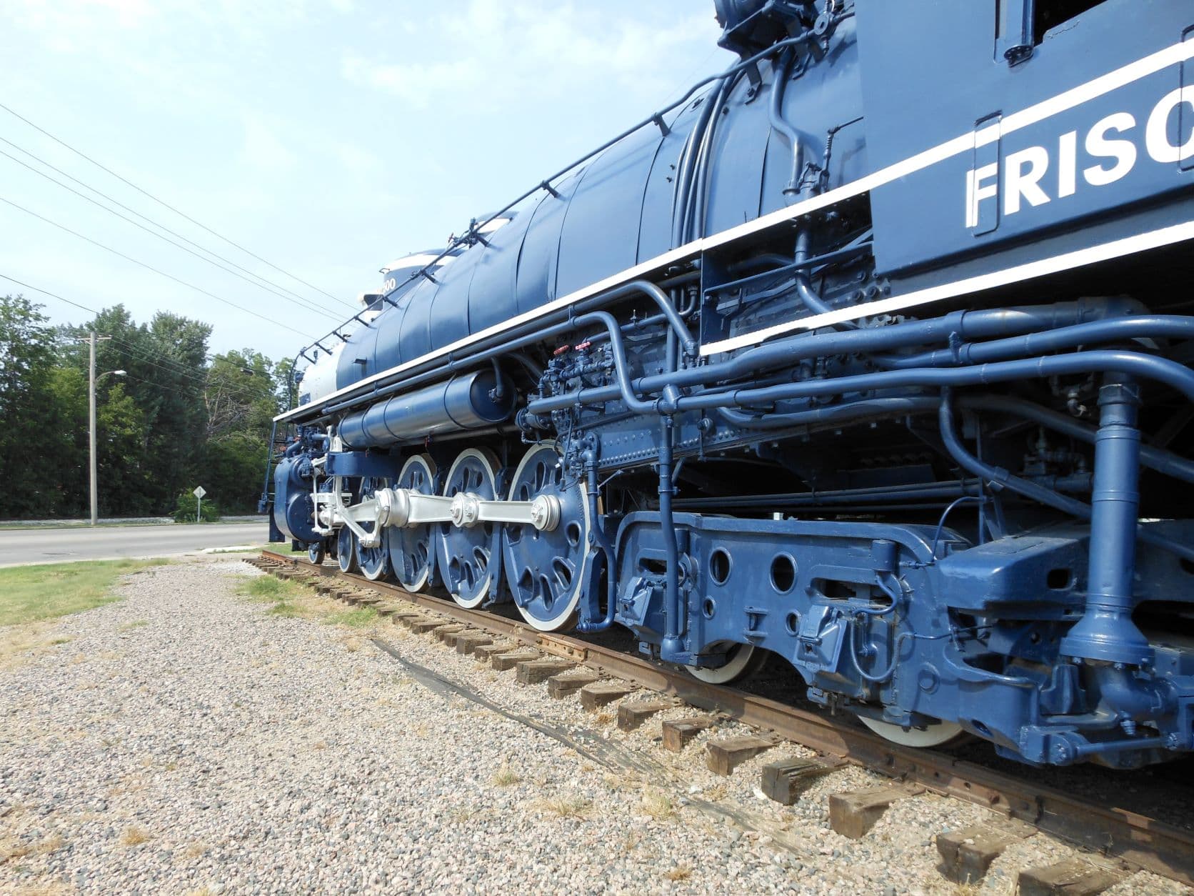 Sapulpa, OK - Frisco 4500 Meteor Steam Engine - drive wheels