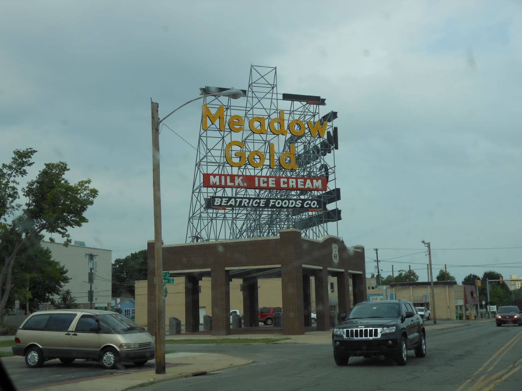 Route 66 image from Oklahoma, featuring classic roadside scenery