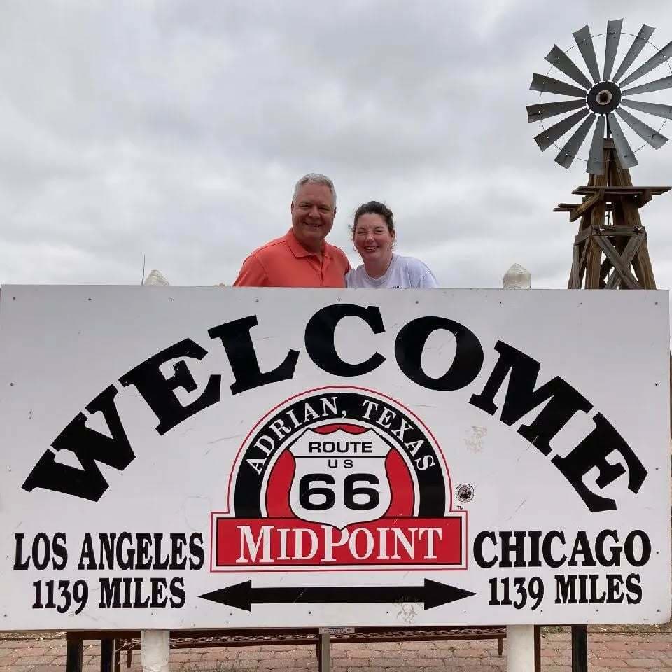 Vintage Route 66 diner photograph from Texas
