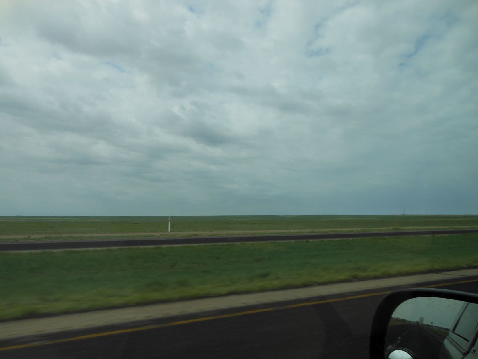 Road to Glenrio, TX - West Texas - Original Route 66 running parallel