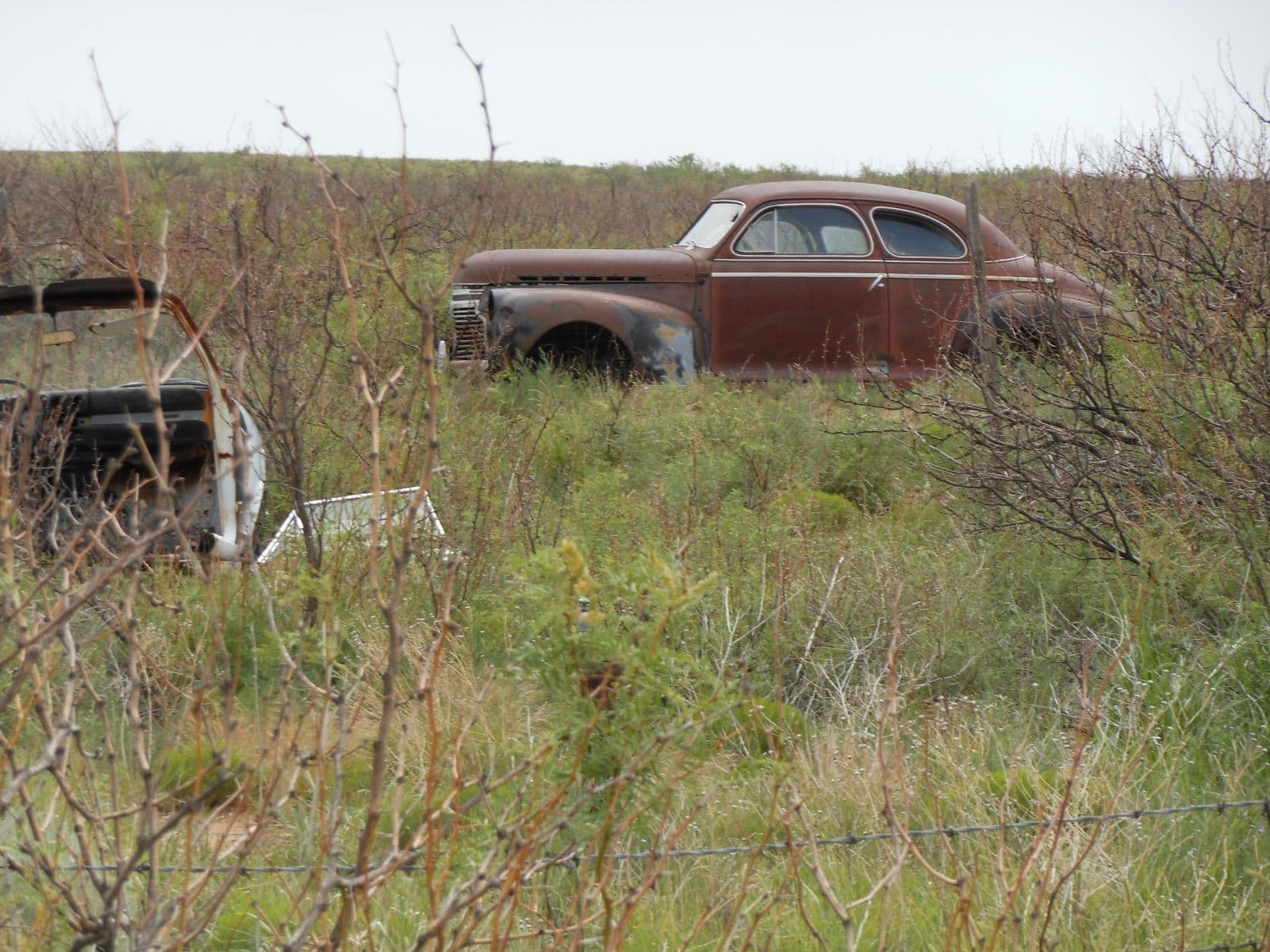 Abandoned car - Endee, NM - It wouldn't start.