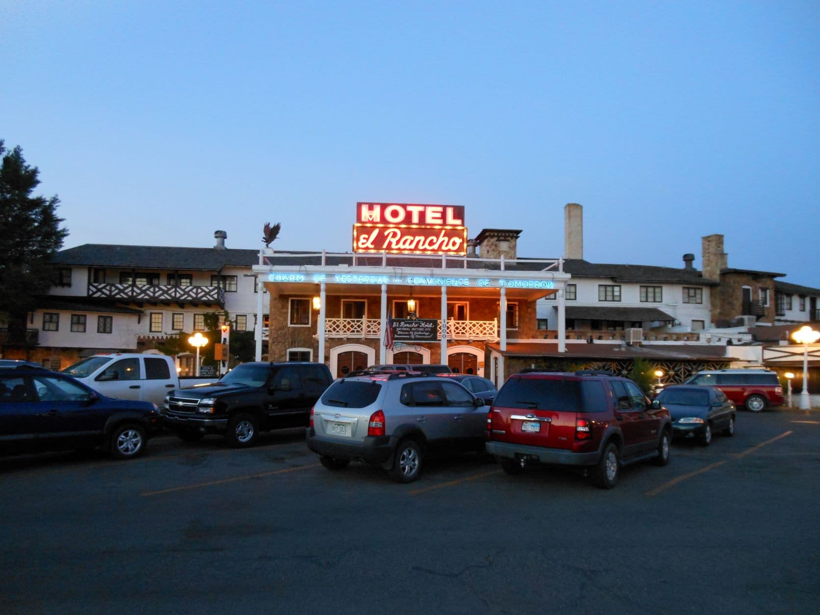 Hotel El Rancho at dawn