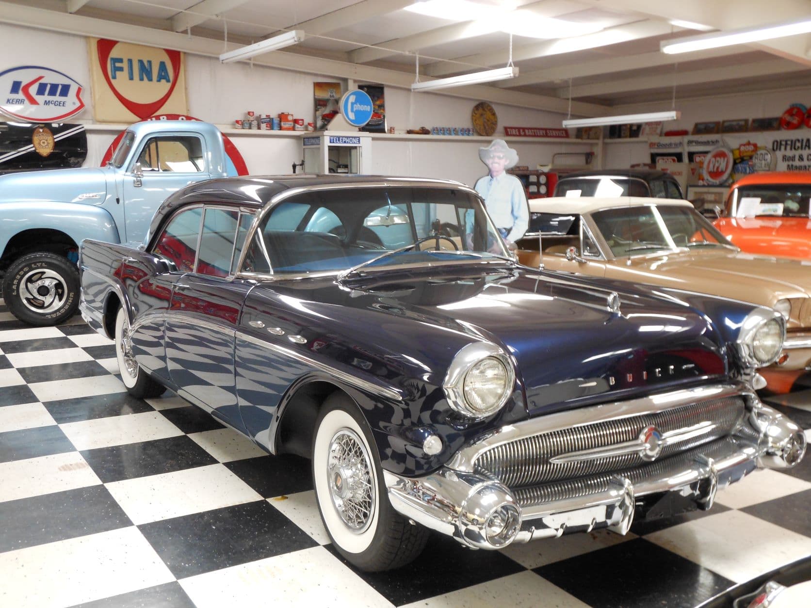 Black buick with whitewall tires - Route 66 Auto Museum - Santa Rosa, NM