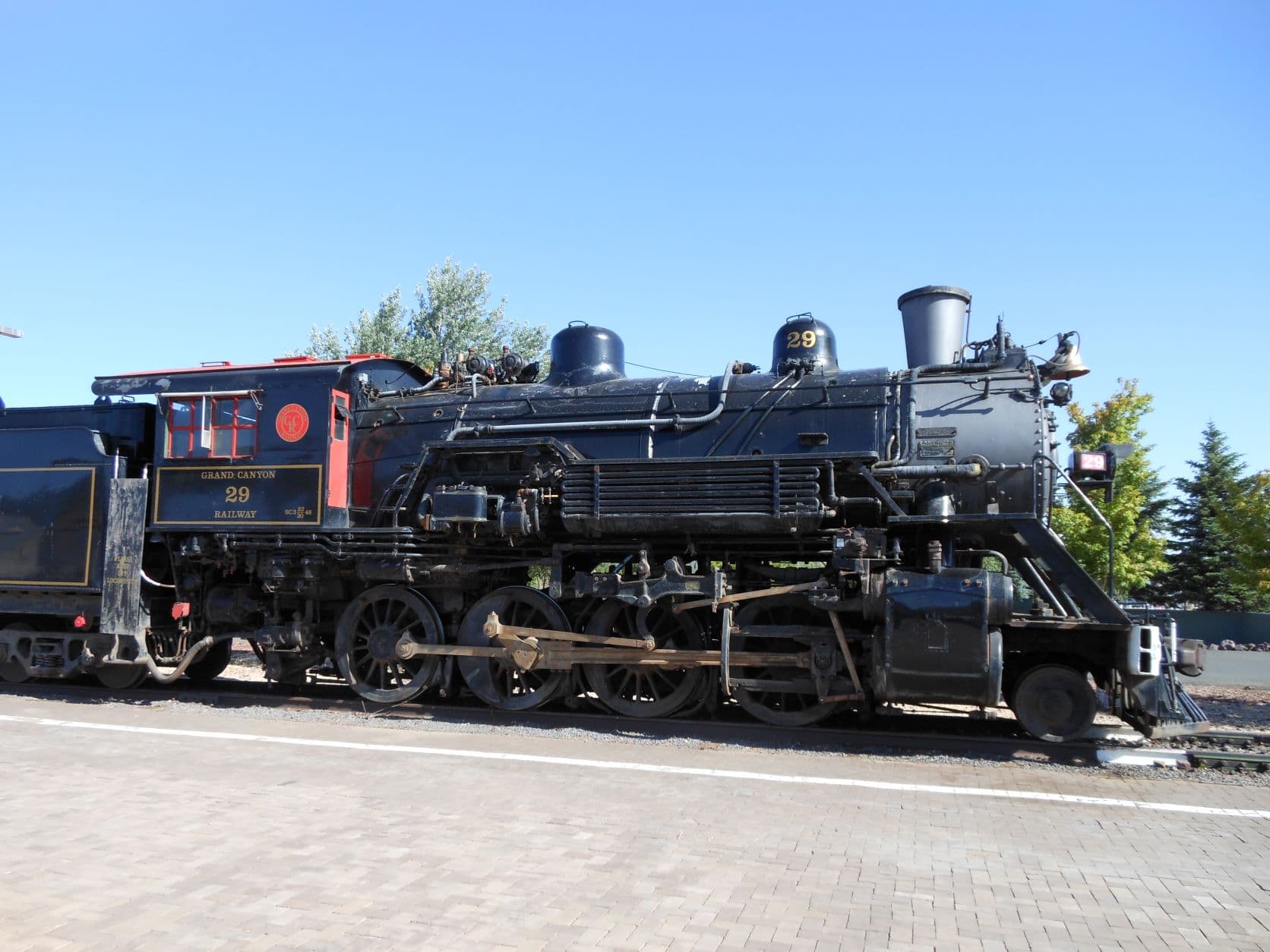 Grand Canyon Railway 2-8-0 steam locomotive - Williams, AZ
