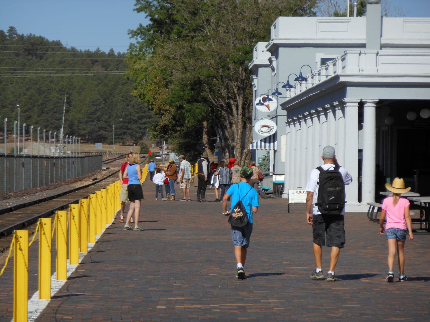 Railway station platform - Williams, AZ