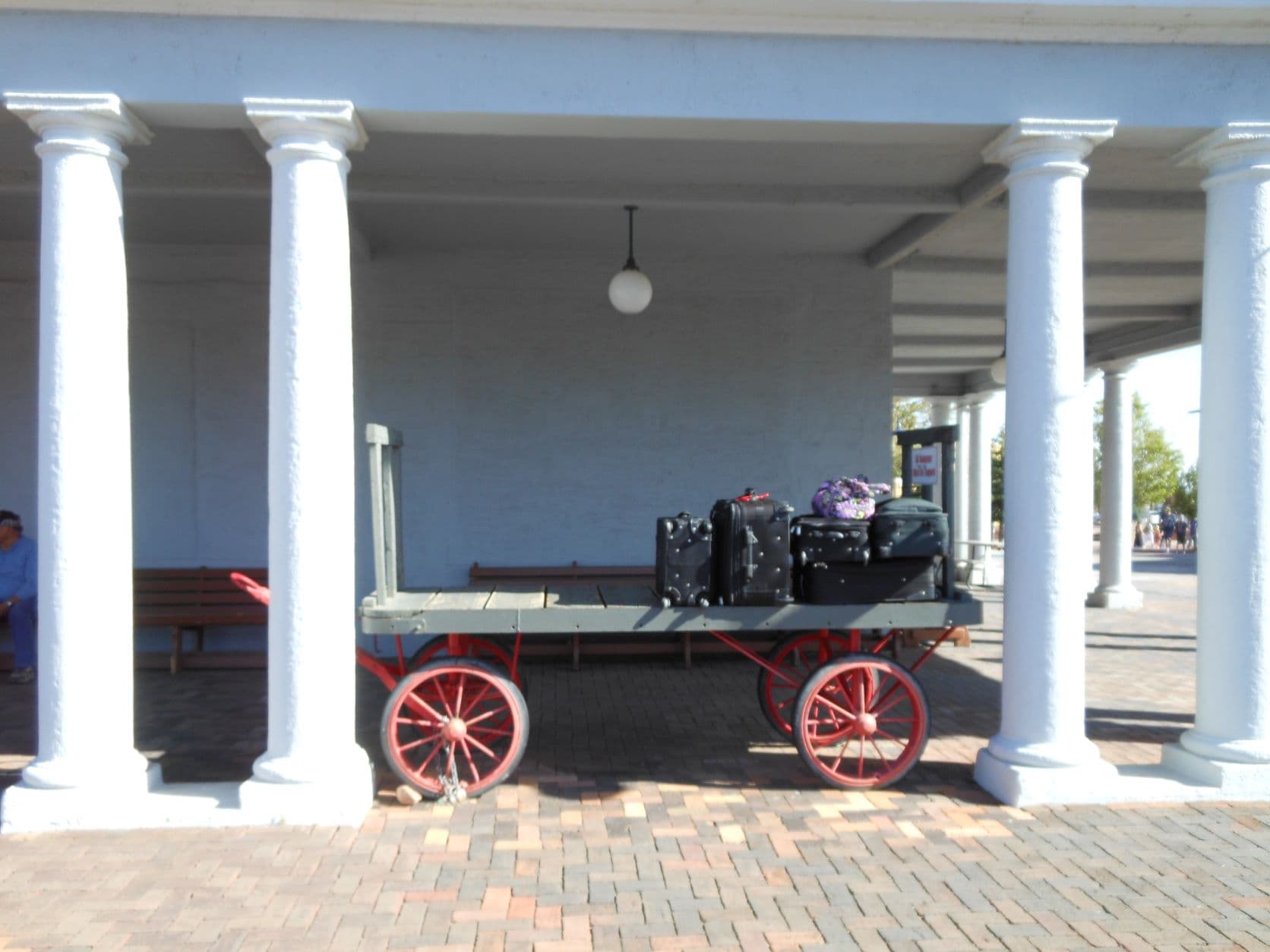 Railway baggage cart - Williams, AZ