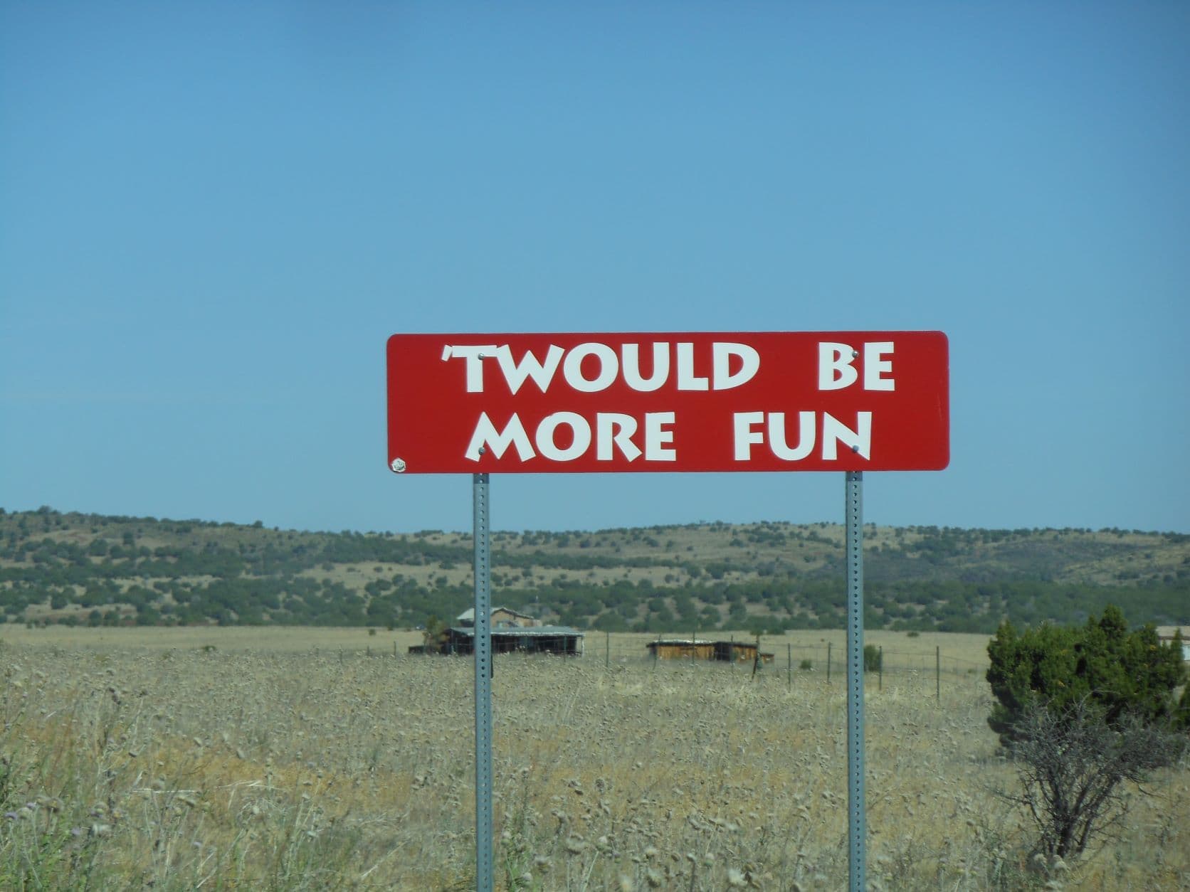 Burma-Shave sign - Road to Seligman, AZ