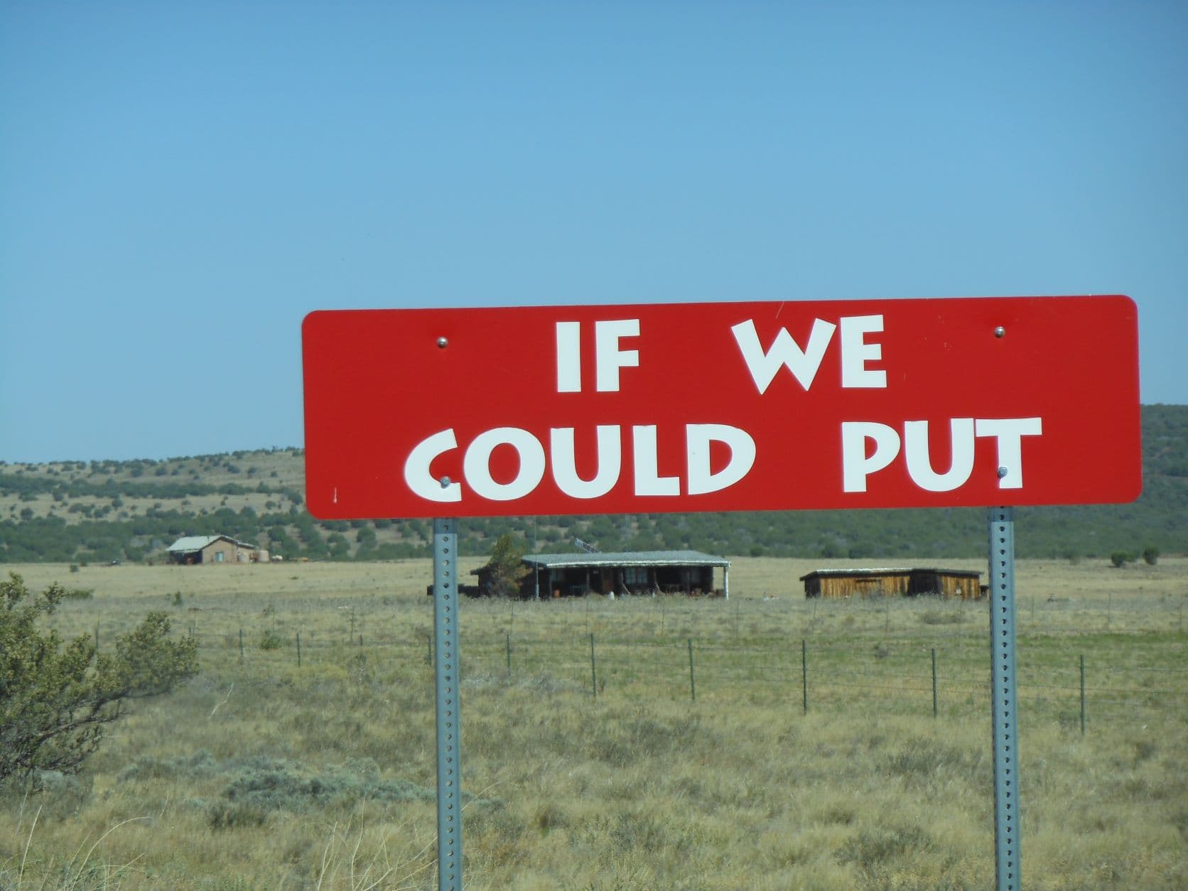 Burma-Shave sign - Road to Seligman, AZ