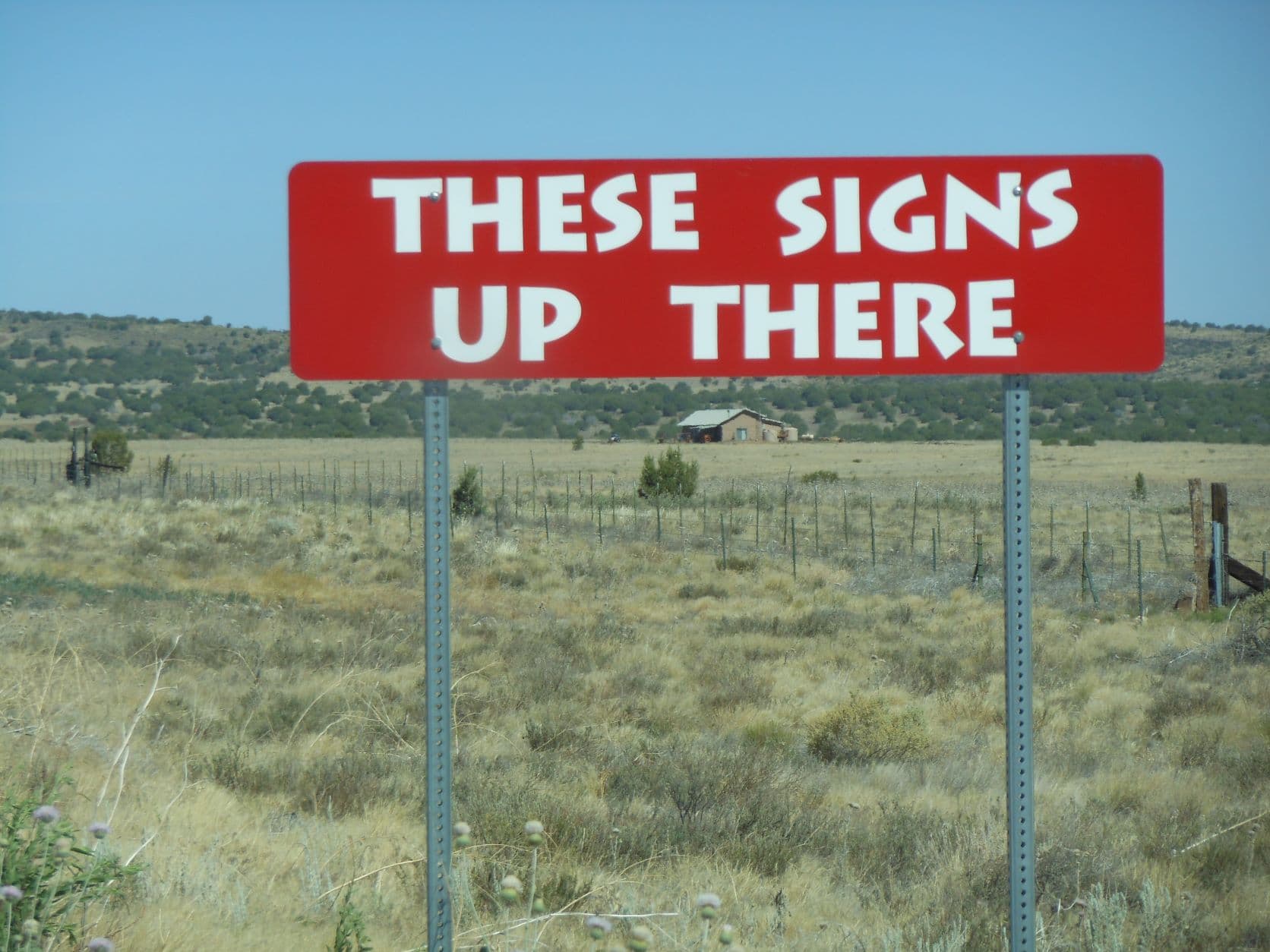 Burma-Shave sign - Road to Seligman, AZ