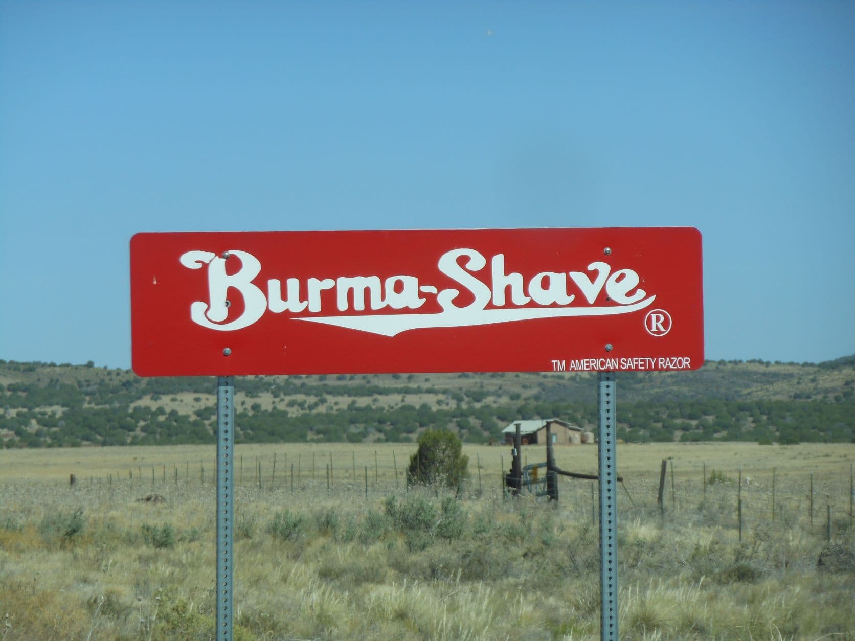 Burma-Shave sign - Road to Seligman, AZ