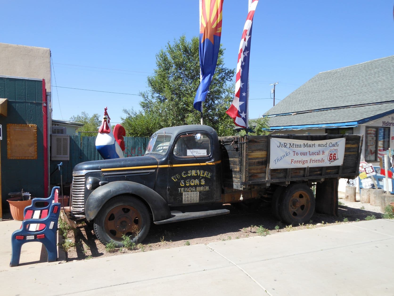 Flatbed truck - from Washington?