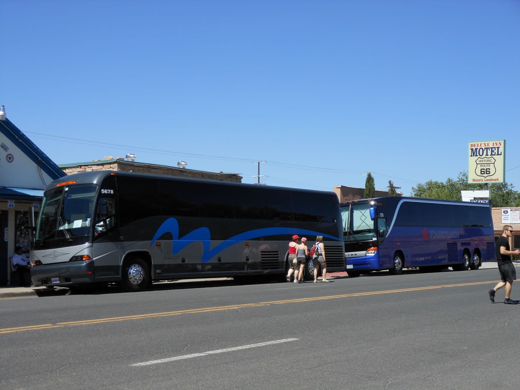 Tour busses - Seligman, AZ