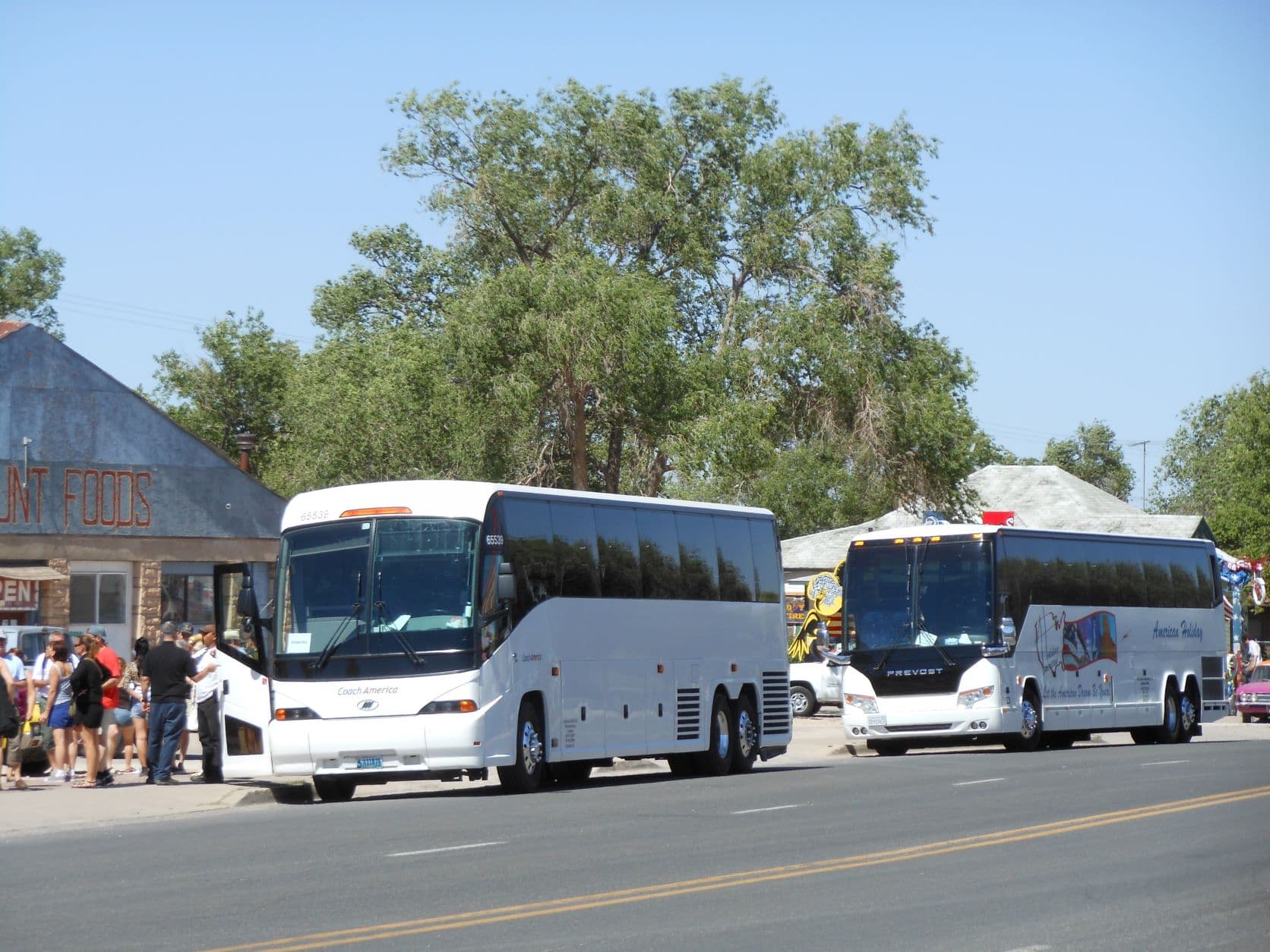 Tour busses - Seligman, AZ