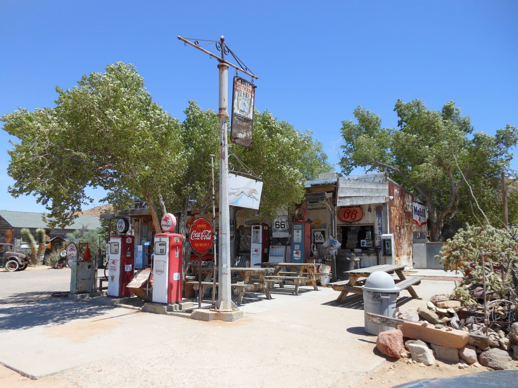 Hackberry General Store gas pumps - Hackberry, AZ