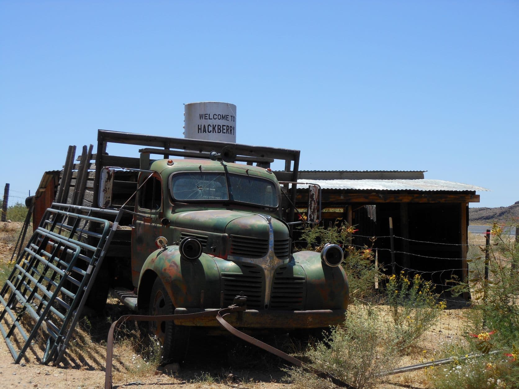 Hackberry General Store flatbed truck - Hackberry, AZ