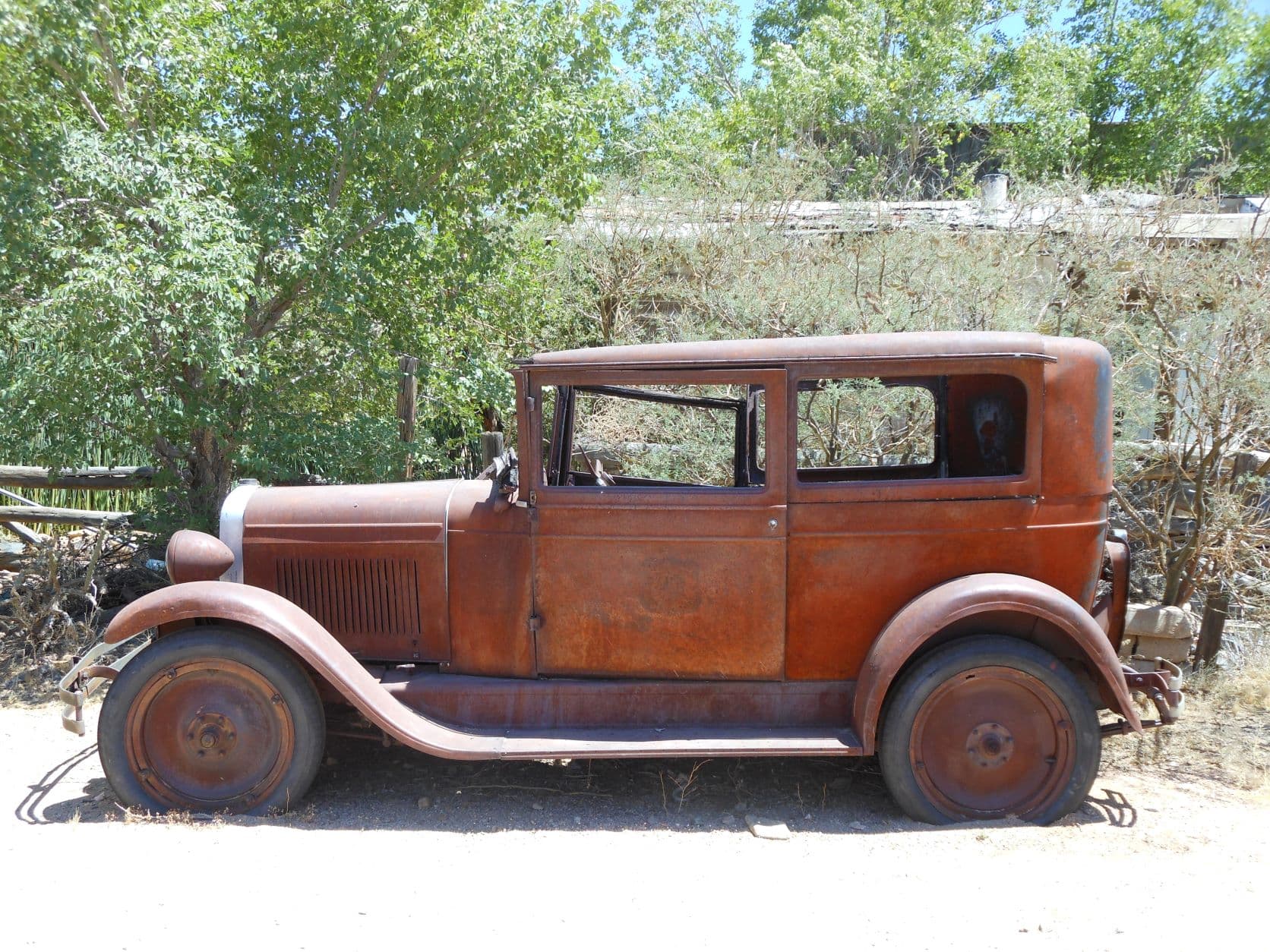 Hackberry General Store 1928 Chevy Sedan - Hackberry, AZ