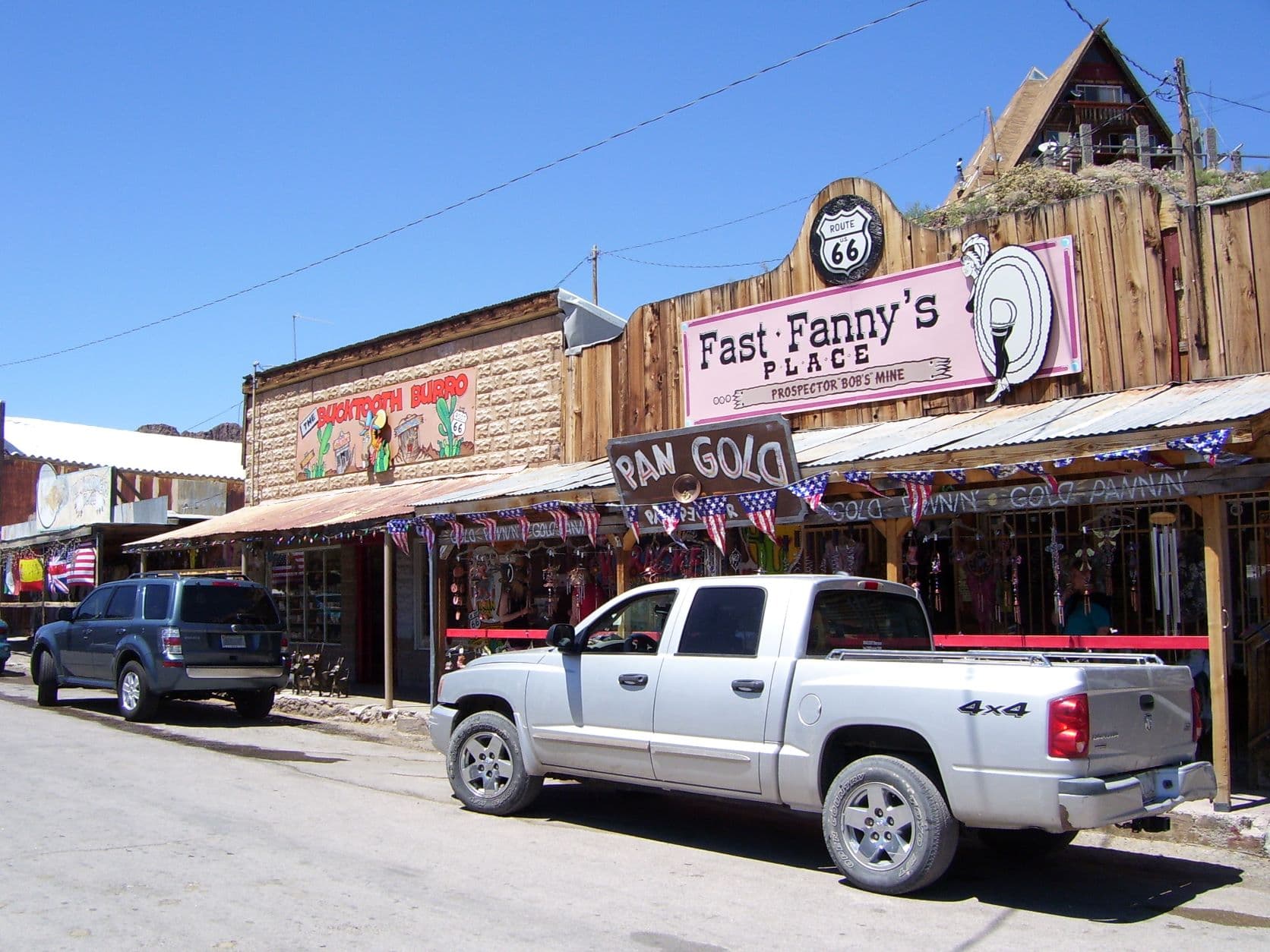 Bucktooth Burro and Fast Fanny's Place - Oatman, AZ