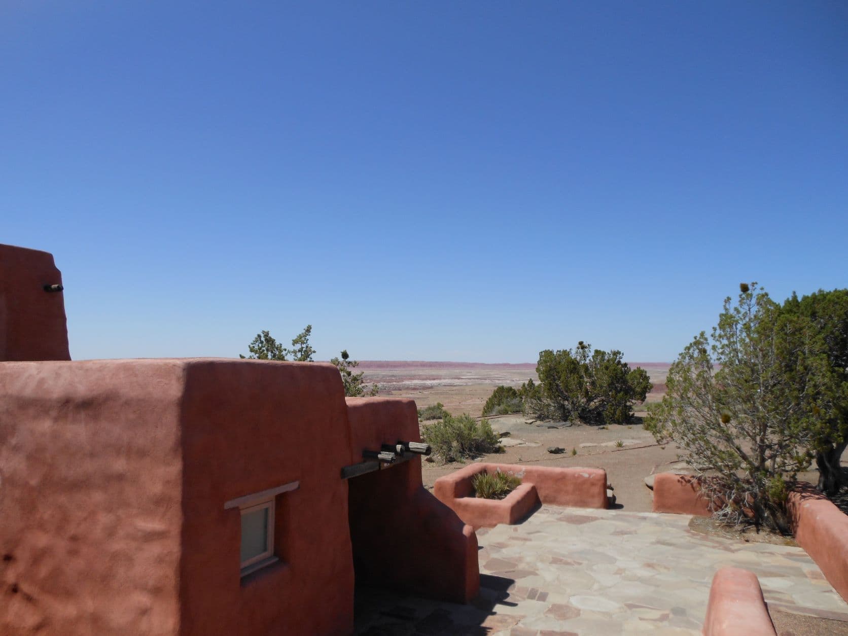 Reddish adobe house - Painted Desert, AZ