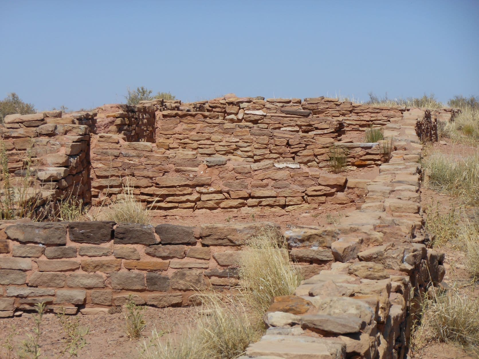 Indian village ruins in the AZ desert