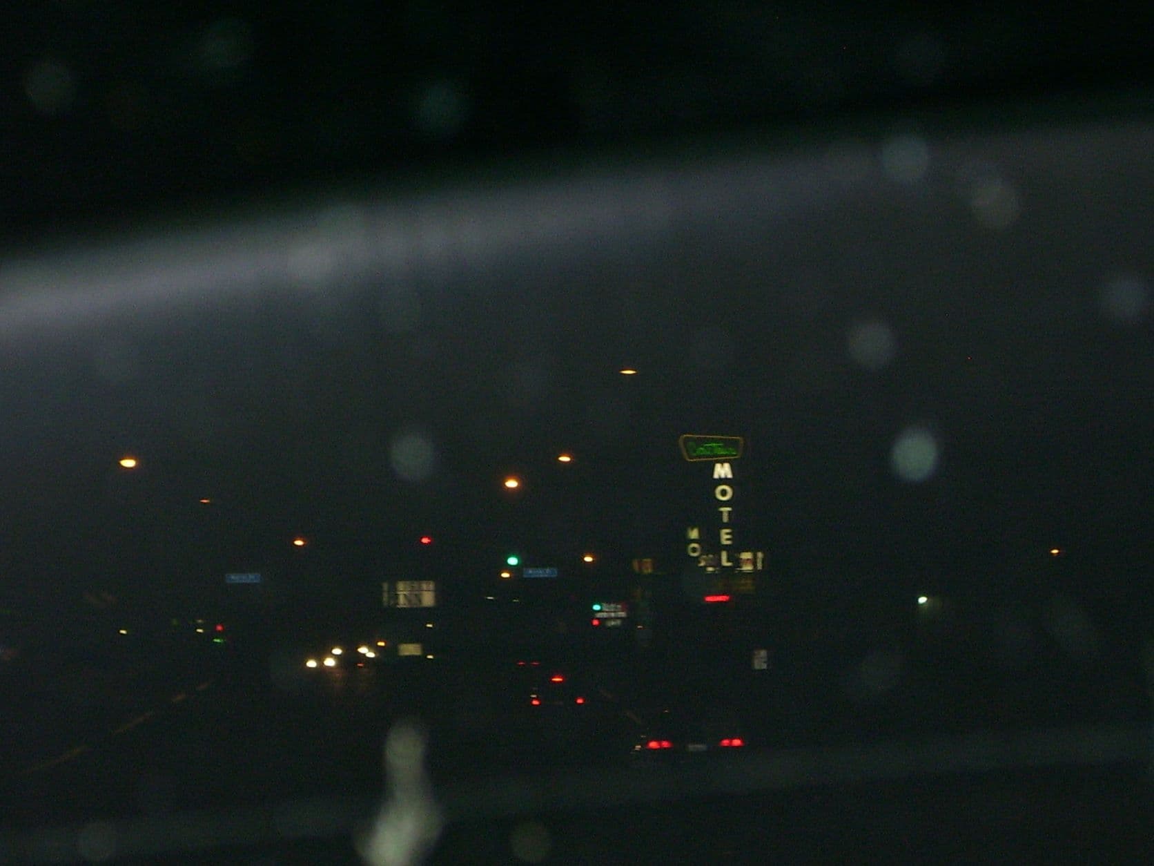 Barstow at night
